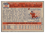 1957 Topps Baseball #026 Bob Boyd Orioles NR-MT 497262