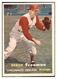 1957 Topps Baseball #032 Hersh Freeman Reds EX-MT 497267