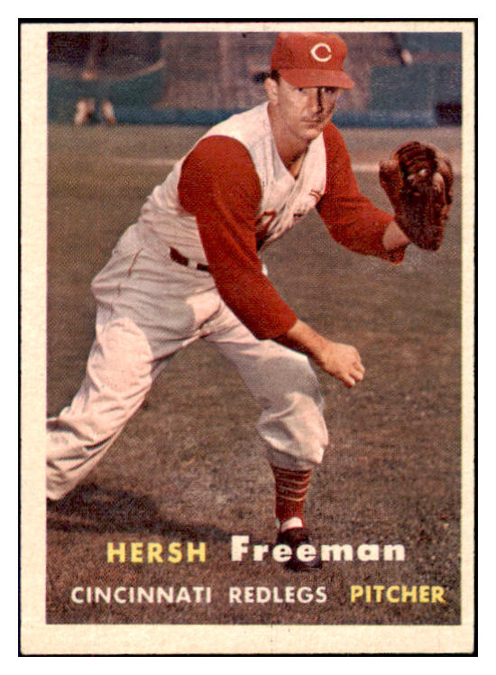 1957 Topps Baseball #032 Hersh Freeman Reds NR-MT 497268