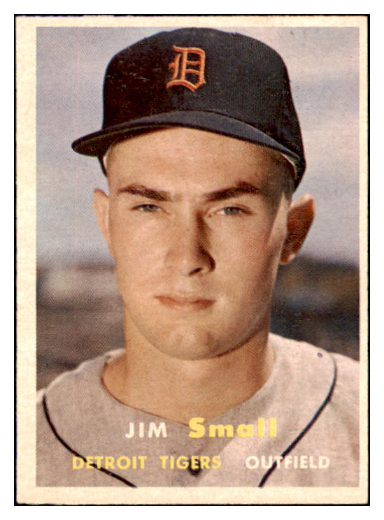 1957 Topps Baseball #033 Jim Small Tigers EX-MT 497269