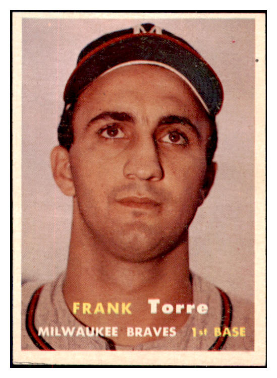 1957 Topps Baseball #037 Frank Torre Braves EX-MT 497272