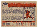 1957 Topps Baseball #041 Hal Smith A's EX-MT 497275