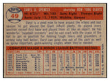 1957 Topps Baseball #049 Daryl Spencer Giants EX-MT 497283