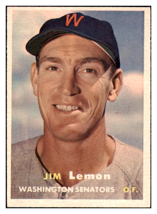 1957 Topps Baseball #057 Jim Lemon Senators NR-MT 497291