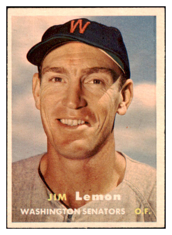 1957 Topps Baseball #057 Jim Lemon Senators NR-MT 497292