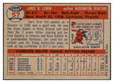 1957 Topps Baseball #057 Jim Lemon Senators NR-MT 497292