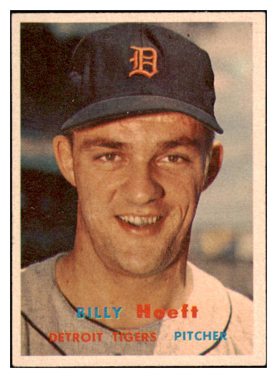 1957 Topps Baseball #060 Billy Hoeft Tigers EX-MT 497293