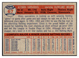 1957 Topps Baseball #067 Chico Carrasquel Indians NR-MT 497298