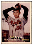 1957 Topps Baseball #068 Ray Crone Braves EX-MT 497299