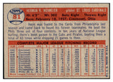 1957 Topps Baseball #081 Herm Wehmeier Cardinals NR-MT 497311