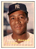 1957 Topps Baseball #082 Elston Howard Yankees EX-MT 497312