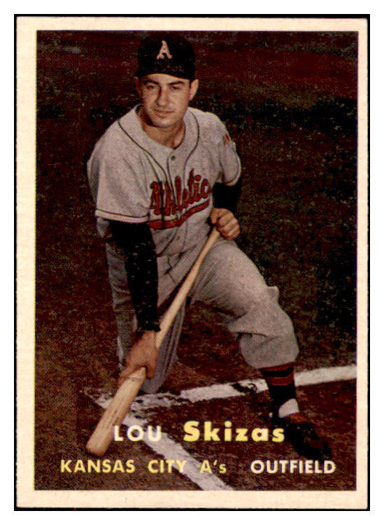 1957 Topps Baseball #083 Lou Skizas A's EX-MT 497313