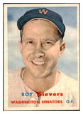 1957 Topps Baseball #089 Roy Sievers Senators NR-MT 497321