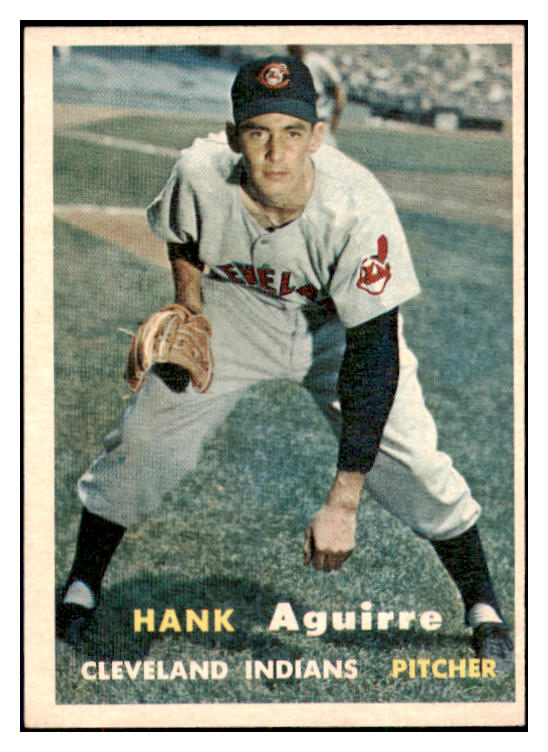 1957 Topps Baseball #096 Hank Aguirre Indians EX-MT 497326