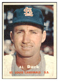 1957 Topps Baseball #098 Al Dark Cardinals EX-MT 497328