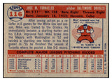 1957 Topps Baseball #116 Mike Fornieles Orioles EX-MT 497342