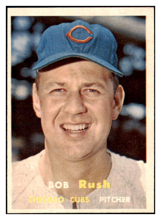 1957 Topps Baseball #137 Bob Rush Cubs NR-MT 497353