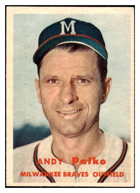 1957 Topps Baseball #143 Andy Pafko Braves EX-MT 497356