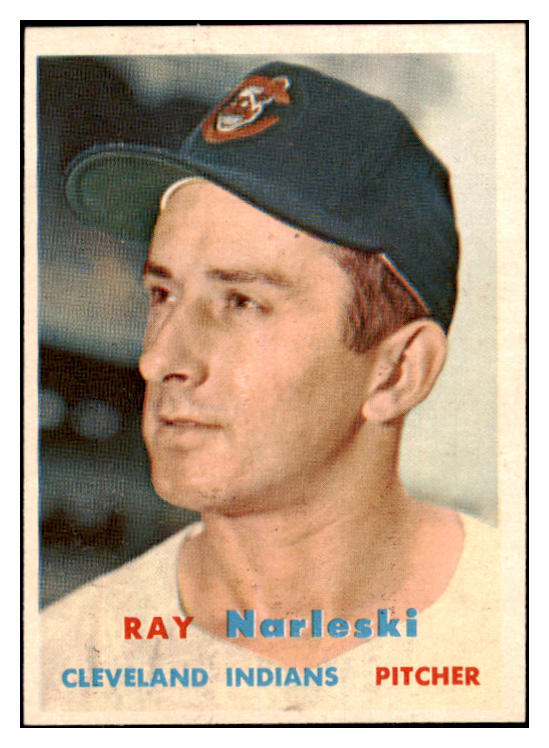 1957 Topps Baseball #144 Ray Narleski Indians NR-MT 497358