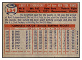 1957 Topps Baseball #154 Red Schoendienst Giants EX-MT 497365