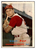 1957 Topps Baseball #157 Wally Post Reds EX-MT 497367