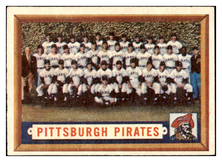 1957 Topps Baseball #161 Pittsburgh Pirates Team NR-MT 497372