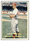 1957 Topps Baseball #162 Jack Meyer Phillies EX-MT 497374