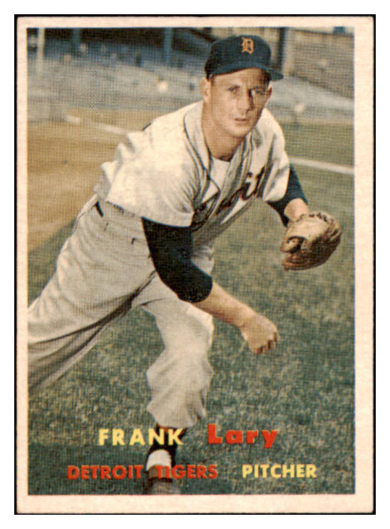 1957 Topps Baseball #168 Frank Lary Tigers EX-MT 497378