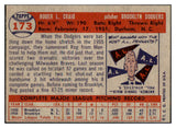 1957 Topps Baseball #173 Roger Craig Dodgers NR-MT 497384
