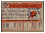 1957 Topps Baseball #205 Charley Maxwell Tigers NR-MT 497412