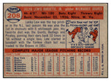 1957 Topps Baseball #208 Lew Burdette Braves EX-MT 497416