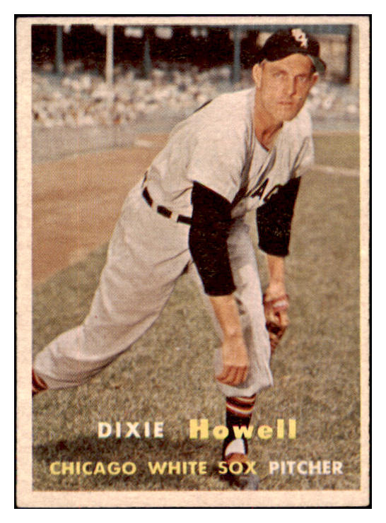 1957 Topps Baseball #221 Dixie Howell White Sox EX-MT 497421