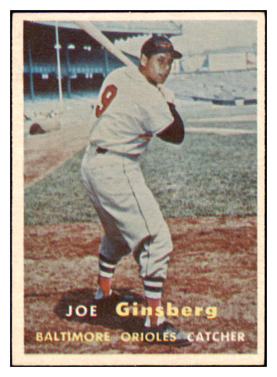 1957 Topps Baseball #236 Joe Ginsberg Orioles NR-MT 497437