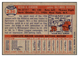 1957 Topps Baseball #236 Joe Ginsberg Orioles NR-MT 497437