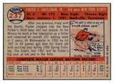 1957 Topps Baseball #237 Foster Castleman Giants NR-MT 497439