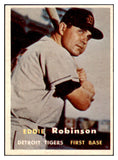 1957 Topps Baseball #238 Eddie Robinson Tigers NR-MT 497441
