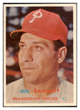 1957 Topps Baseball #241 Joe Lonnett Phillies NR-MT 497443