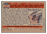 1957 Topps Baseball #241 Joe Lonnett Phillies NR-MT 497443