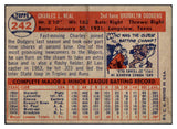1957 Topps Baseball #242 Charley Neal Dodgers EX-MT 497444