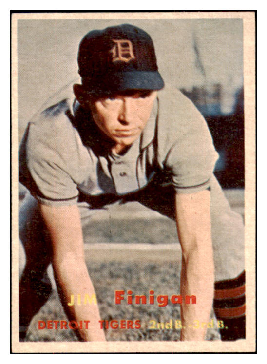 1957 Topps Baseball #248 Jim Finigan Tigers NR-MT 497449