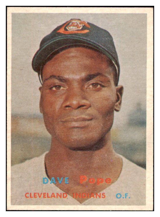 1957 Topps Baseball #249 Dave Pope Indians NR-MT 497450