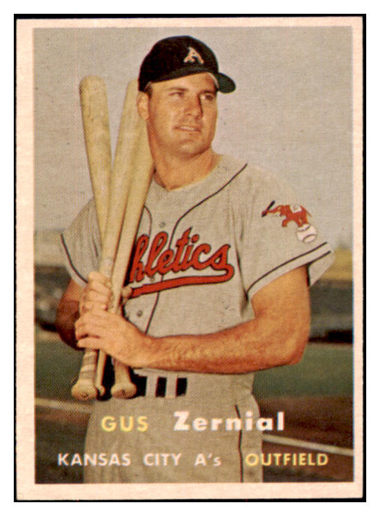 1957 Topps Baseball #253 Gus Zernial A's NR-MT 497454