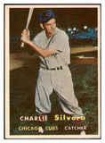 1957 Topps Baseball #255 Charlie Silvera Cubs EX-MT 497457