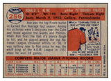 1957 Topps Baseball #256 Ronnie Kline Pirates NR-MT 497458