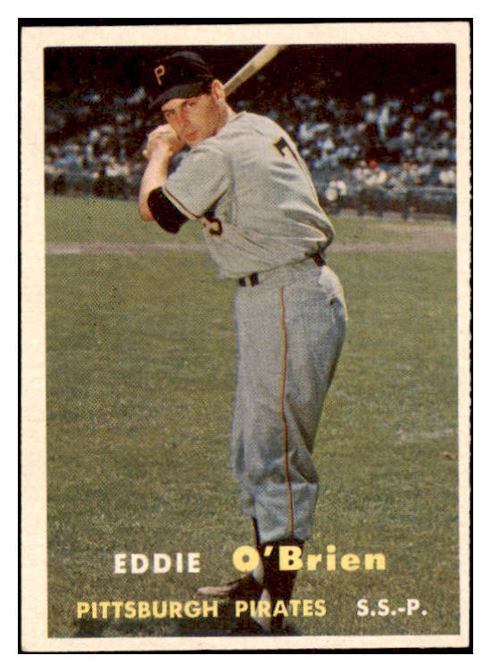 1957 Topps Baseball #259 Eddie O'Brien Pirates NR-MT 497461