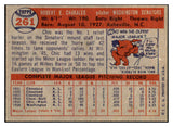 1957 Topps Baseball #261 Bob Chakales Senators EX-MT 497463