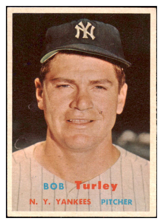 1957 Topps Baseball #264 Bob Turley Yankees EX-MT 497466