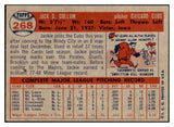 1957 Topps Baseball #268 Jackie Collum Cubs NR-MT 497469