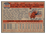 1957 Topps Baseball #269 Bob Cerv A's EX-MT 497470