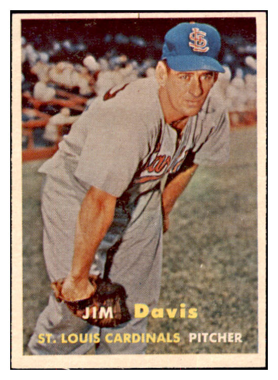 1957 Topps Baseball #273 Jim Davis Cardinals NR-MT 497473